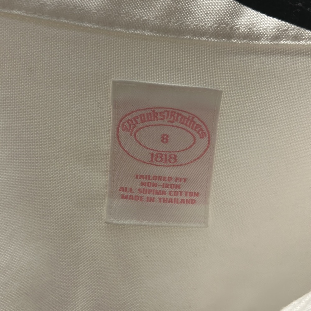 Brooks Brothers White Button Down Shirt - Picture 2 of 2